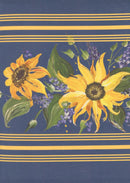 Moda Summer Solstice Sunflower Nautical Blue 18" Toweling Fabric