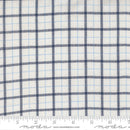 Moda Wovens Summer Solstice Checks Nautical Blue Fabric