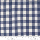 Moda Wovens Summer Solstice Checks Nautical Blue Fabric