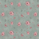 Studio E Just A Dusting Sweet Poinsettia Moss Fabric