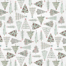 Studio E Just A Dusting Trees Lot Pearl Fabric