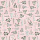 Studio E Just A Dusting Trees Lot Champagne Fabric