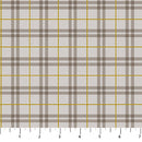 Figo Fabrics Winter Dreams Plaid Taupe Fabric