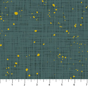 Figo Fabrics Winter Dreams Weave Green Fabric