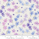 Moda Delphinium Lilac Florals Snowdrop Fabric