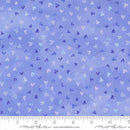 Moda Delphinium Light Hearts Bluebell Fabric