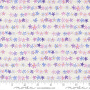 Moda Delphinium Daisy Chain Stripe Snowdrop Fabric