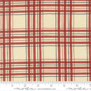 Moda America 250 Patriotic Plaid Parchment Red Fabric