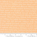 Moda Pastel Prairie Text Apricot Fabric