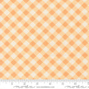 Moda Pastel Prairie Gingham Apricot Fabric