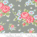 Moda A Cat Named Stitch Cabbage Rose Tabby Fabric