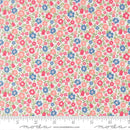 Moda A Cat Named Stitch Small Floral Cream Fabric