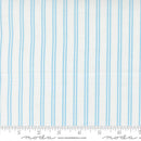 Moda A Cat Named Stitch Stripe Cream Sky Fabric
