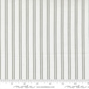Moda A Cat Named Stitch Stripe Cream Grey Fabric
