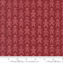 Moda Gingerbread Lane Gingerbread Dance Cranberry Fabric