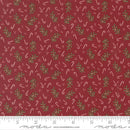 Moda Gingerbread Lane Holly Candy Cranberry Fabric