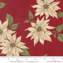 Moda Candlelight Christmas Poinsettia Crimson Fabric
