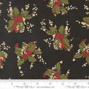 Moda Candlelight Christmas Holly Berry Ebony Fabric
