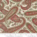 Moda Candlelight Christmas Plaza Paisley Cream Fabric
