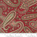 Moda Candlelight Christmas Plaza Paisley Crimson Fabric