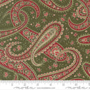 Moda Candlelight Christmas Plaza Paisley Holly Fabric