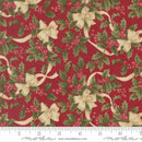 Moda Candlelight Christmas Bows Crimson Fabric