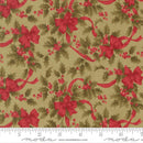 Moda Candlelight Christmas Bows Sage Fabric