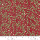 Moda Candlelight Christmas Scroll Vines Crimson Fabric
