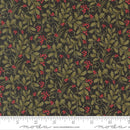 Moda Candlelight Christmas Scroll Vines Ebony Fabric
