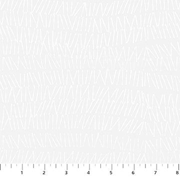 Figo Fabrics Dovetail Grass White On White Fabric