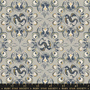 Ruby Star Society Fireglow Emblem Metallic Oyster Fabric
