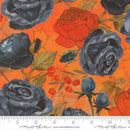 Moda Coven Large Rose Pumpkin Fabric