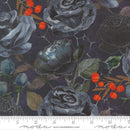 Moda Coven Large Rose Midnight Fabric