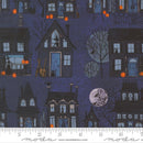 Moda Coven Witch Village Midnight Fabric