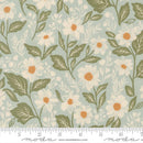 Moda True Love Romance Blooms Robin's Egg Fabric