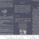 Moda True Love Alcott Text Twilight Fabric