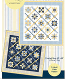 Woven Blooms Quilt Kit (Available in Navy Or White Background)