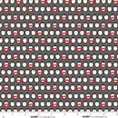 Studio E The Cool Club Mini Penguins Storm Flannel Fabric