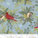 Moda When Snow Falls Winter Birds Winter Sky Fabric
