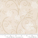 Moda When Snow Falls Swirling Snowflakes Snowy White Fabric
