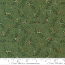 Moda When Snow Falls Tossed Greenery Evergreen Fabric
