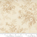 Moda Breathtaking Blues Bouquet Florals Porcelain Ecru Fabric