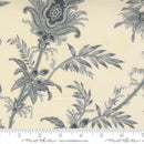 Moda Breathtaking Blues Plume Florals Porcelain Fabric