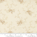 Moda Breathtaking Blues Rose Garden Florals Porcelain Ecru Fabric