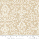 Moda Breathtaking Blues Damask Ecru Fabric