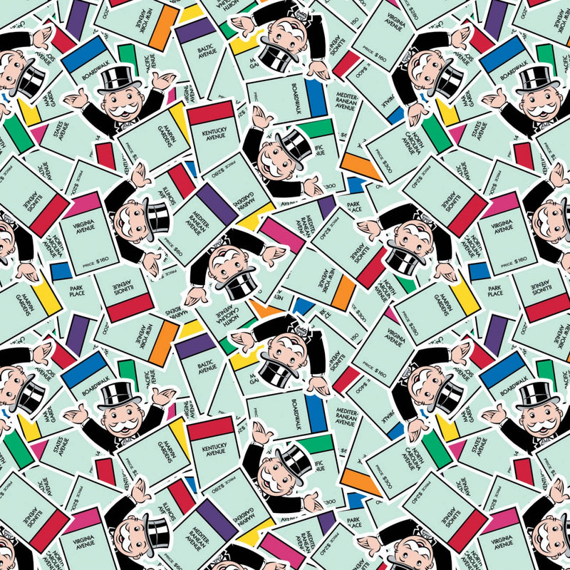 Store Monopoly fabric