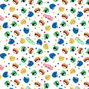 Camelot Hasbro Hungry Hungry Hippos Toss Fabric