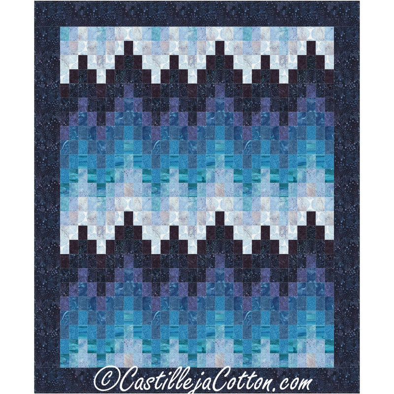 Bargello Breakers Ebb Quilt Pattern