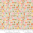 Moda Bug Collector Alphabet Text Cloud Fabric