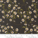 Moda Ladybug Whimsy Coneflower Bees Midnight Metallic Fabric